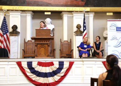 Lilian Thimotti Speaking 2023 First Literacy Scholarship Ceremony