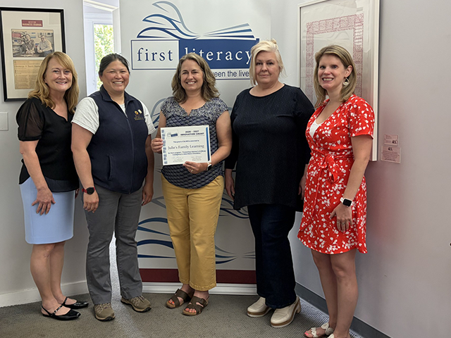 First Literacy Awards Over $34,000 in Grants to Nine Organizations